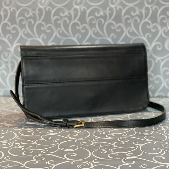 Vintage Tribeca Crossbody/Clutch Bag in Black - Picture 1 of 12
